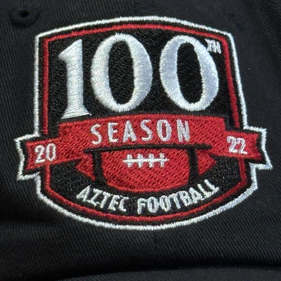 SDSU San Diego State Aztecs 100th Season Hat 2022 Snapdragon Stadium Strapback - Picture 2 of 12